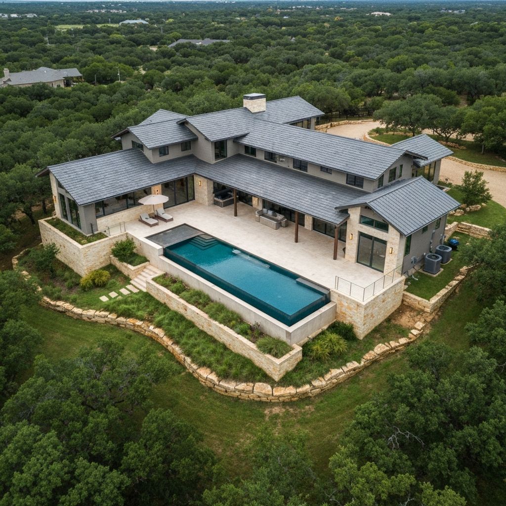 Modern Hill Country Estate